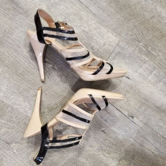 Forever Paula Abdul Heels Pumps Shoes Nude WOMEN'S WOMAN'S Size 9 - Picture 5 of 11